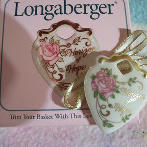 Longaberger 1999 Horizone of Hope Tie-on